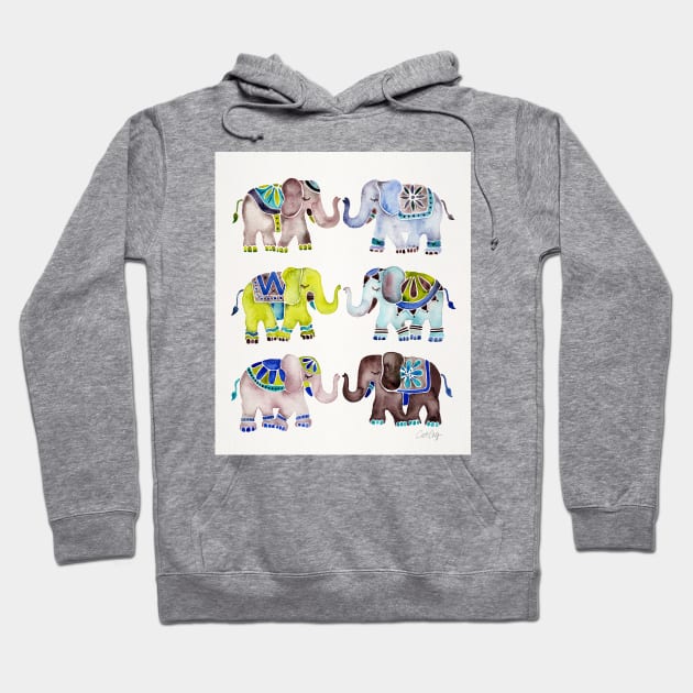 cool elephants Hoodie by CatCoq